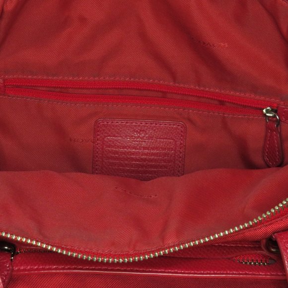 Coach Nylon Zip Tote - True Red - Picture 3 of 3